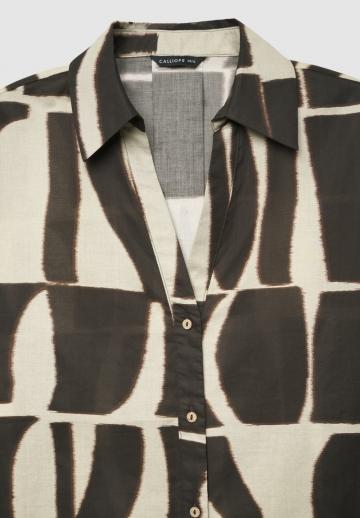 Атласная блузка