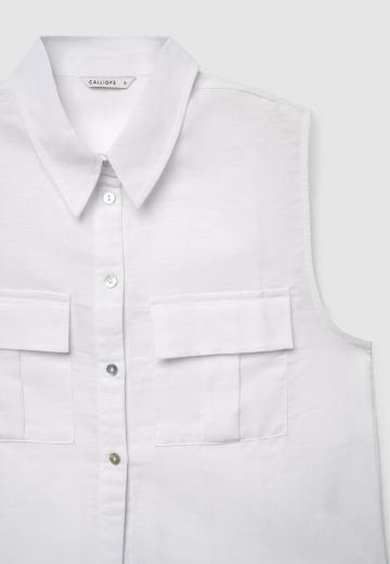 Блузка без рукавов