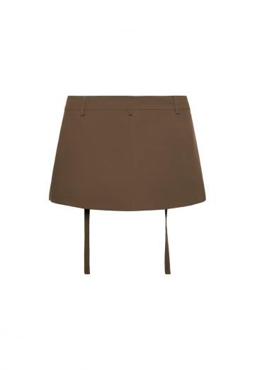 Юбка с накладными карманами