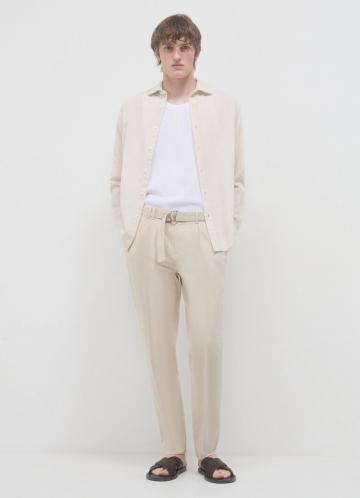 Льняные брюки