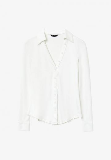 Атласная блузка