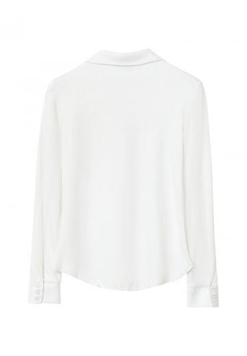 Атласная блузка
