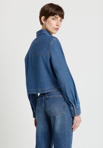 Джинсовая блузка