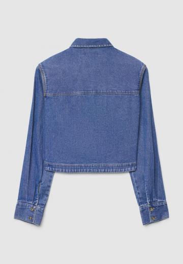 Джинсовая блузка