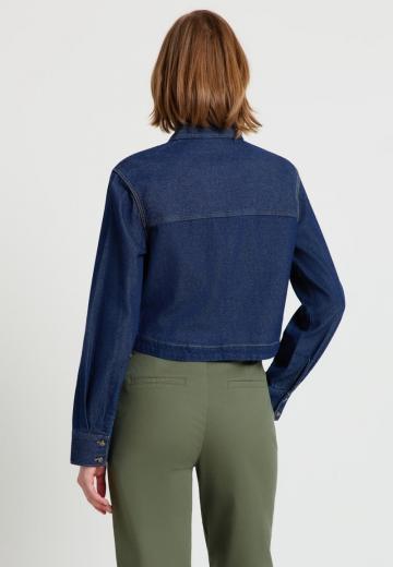 Джинсовая блузка