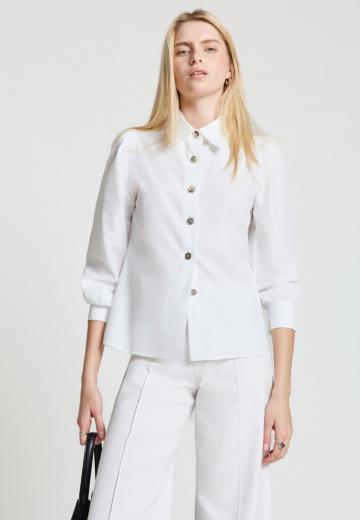 Атласная блузка