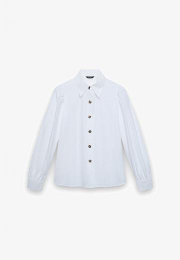 Атласная блузка