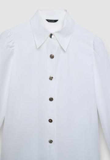 Атласная блузка