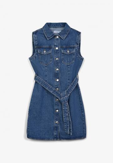 Джинсовая жилетка