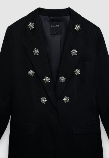 Блейзер с накладными карманами