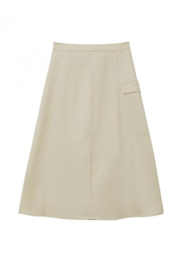 Юбка с накладными карманами