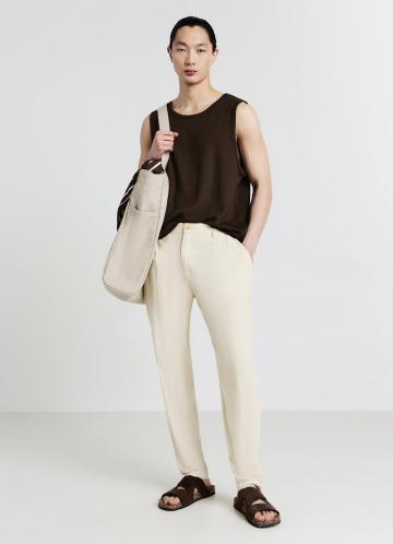 Льняные брюки