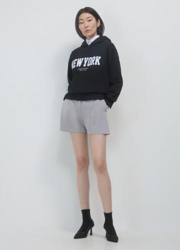 Пуловер с капюшоном