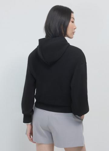 Пуловер с капюшоном