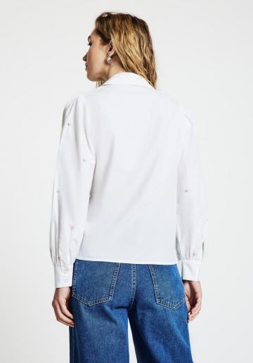 Атласная блузка