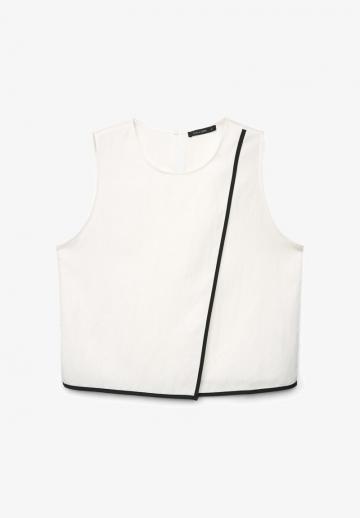 Блузка без рукавов