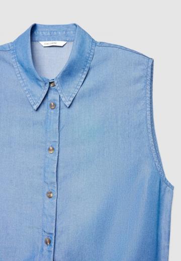 Блузка без рукавов