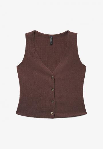 Блузка без рукавов