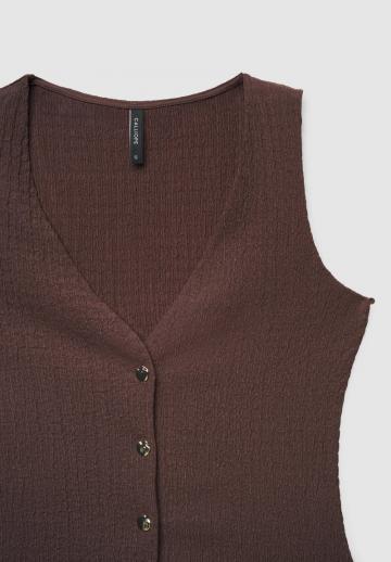 Блузка без рукавов