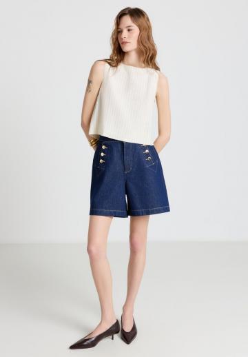 Блузка без рукавов