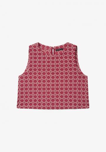 Блузка без рукавов