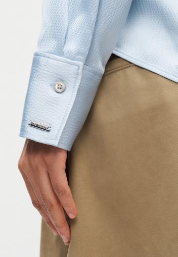 Атласная блузка