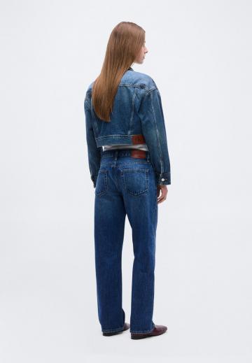 Прямые джинсы