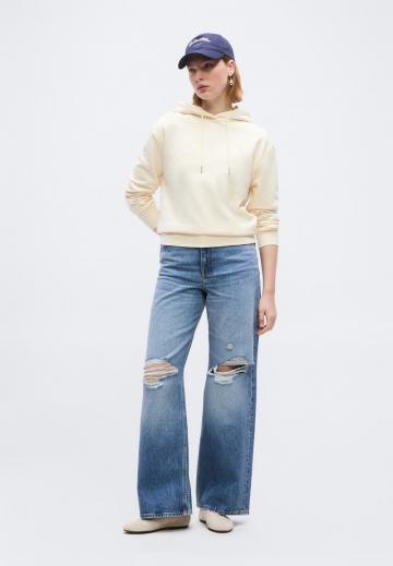 Пуловер с капюшоном