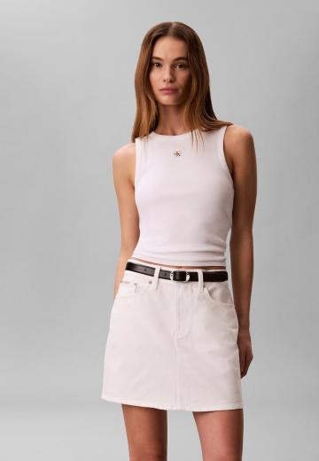 Юбка с накладными карманами