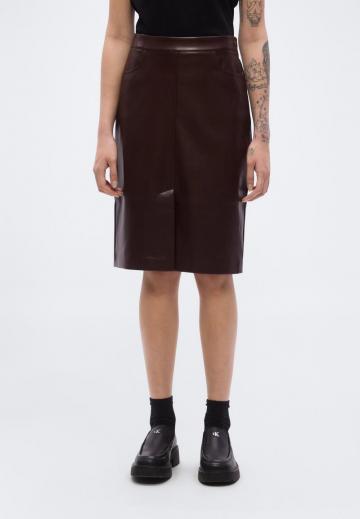 Кожаная юбка
