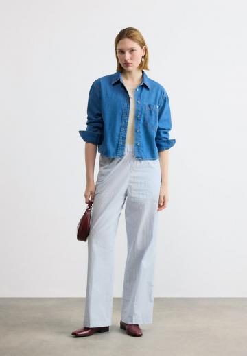 Джинсовая блузка