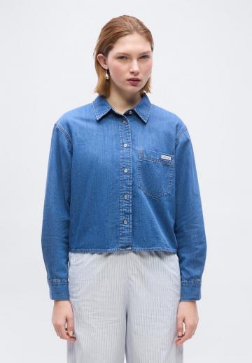 Джинсовая блузка