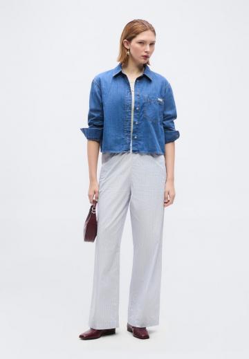 Джинсовая блузка