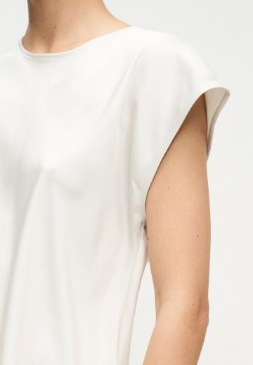 Атласная блузка