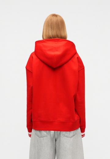 Пуловер с капюшоном