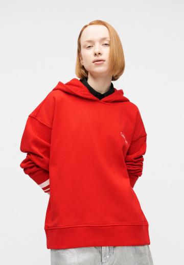 Пуловер с капюшоном