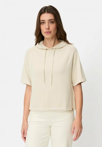 Пуловер с капюшоном