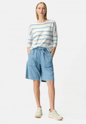 Пуловер с рукавом три четверти