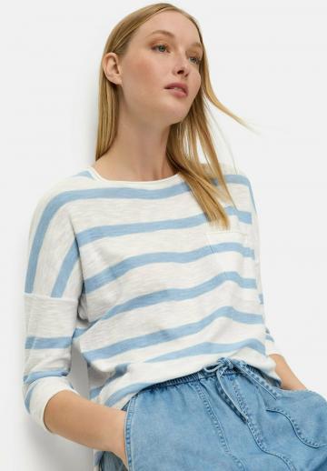 Пуловер с рукавом три четверти