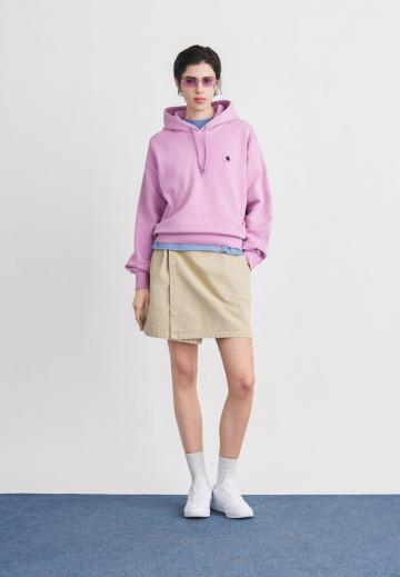 Пуловер с капюшоном