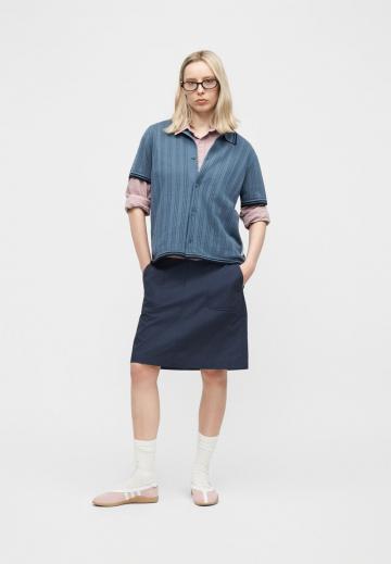 Юбка с накладными карманами