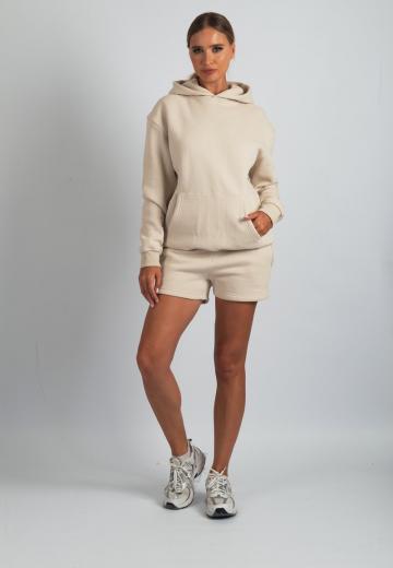 Пуловер с капюшоном