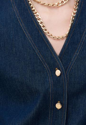 Джинсовая блузка