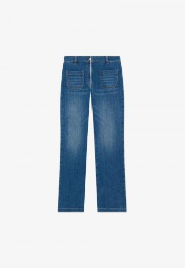 Прямые джинсы