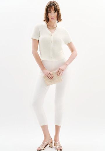 Вязаный жилет