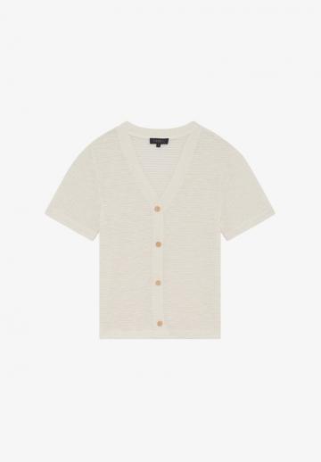 Вязаный жилет