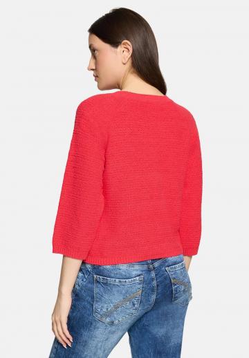 Пуловер с рукавом три четверти