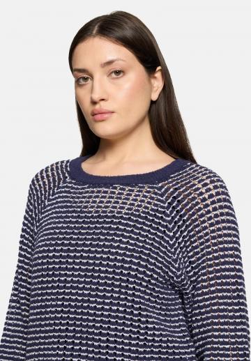 Пуловер с рукавом три четверти