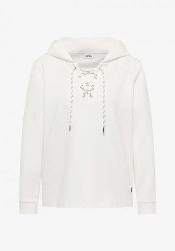 Пуловер с капюшоном