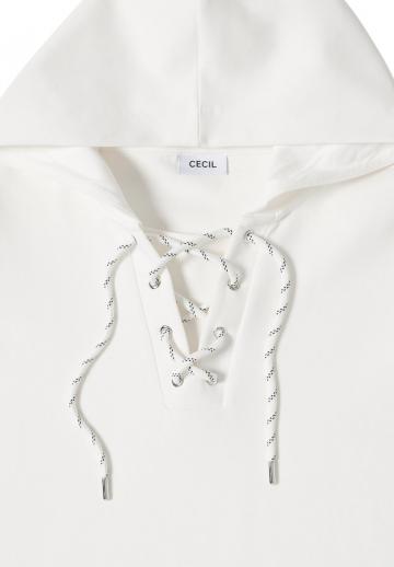 Пуловер с капюшоном